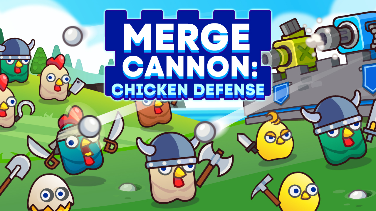Image Merge Cannon: Chicken Defense